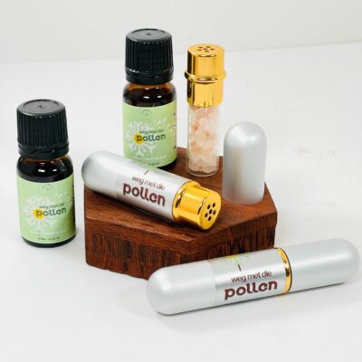 Hooikoorts himalayan zout inhaler met etherische olie mix - Fragrantly - Weg met die pollen 2