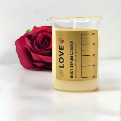 Cadeau voor valentijn - Love body serum candle - Fragrantly